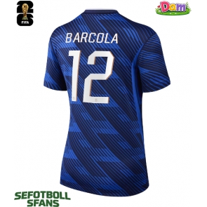 Frankrike Bradley Barcola #12 Hemmatröja Kvinnor VM 2026 Kortärmad